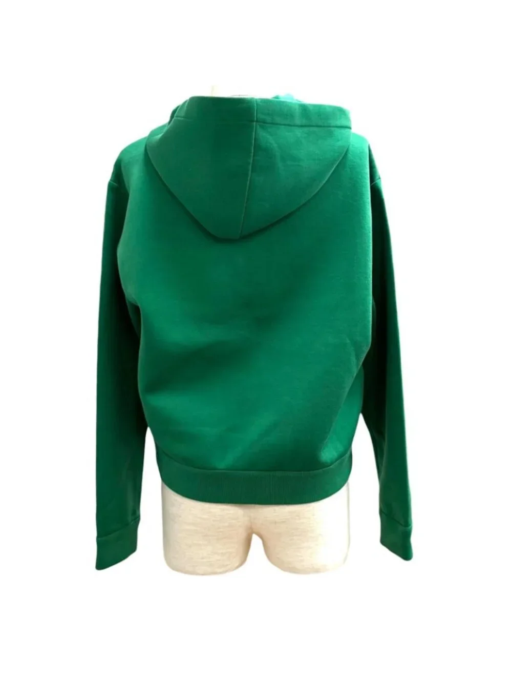 Louis Vuitton Lining Silk 100% L Monogram Zip UP Hoodie Green XS